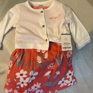 Carter’s 12 month dress nwt